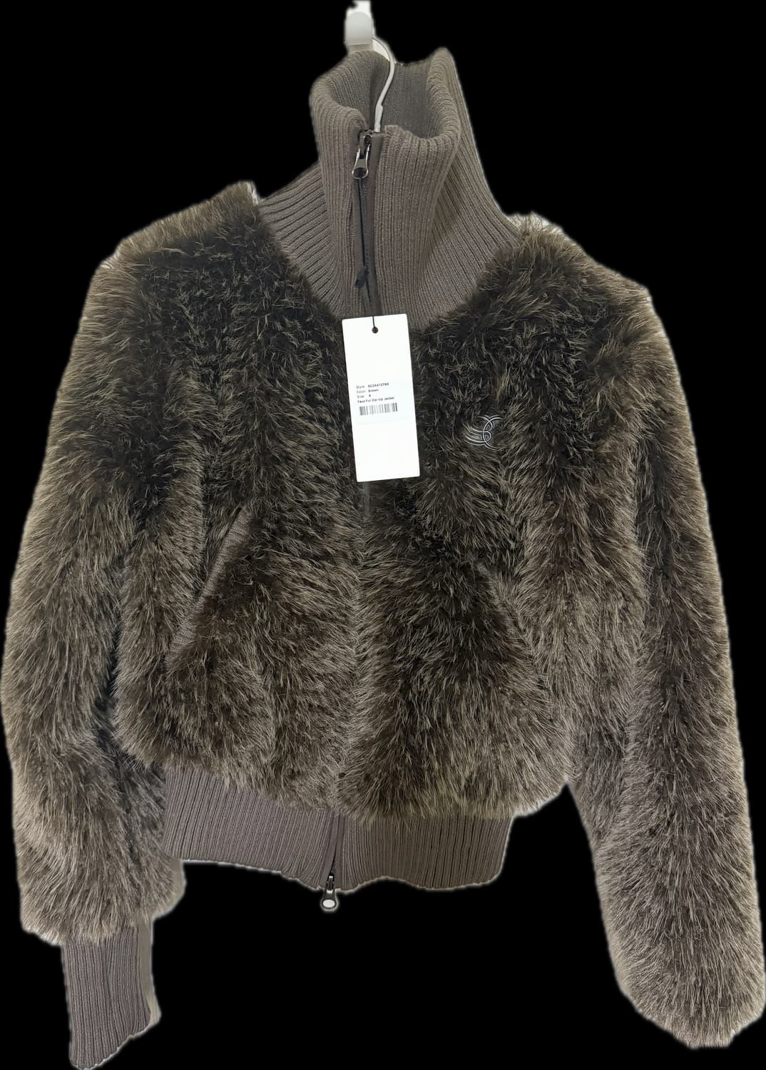 스컬프터 퍼 집업 자켓 상품이미지1