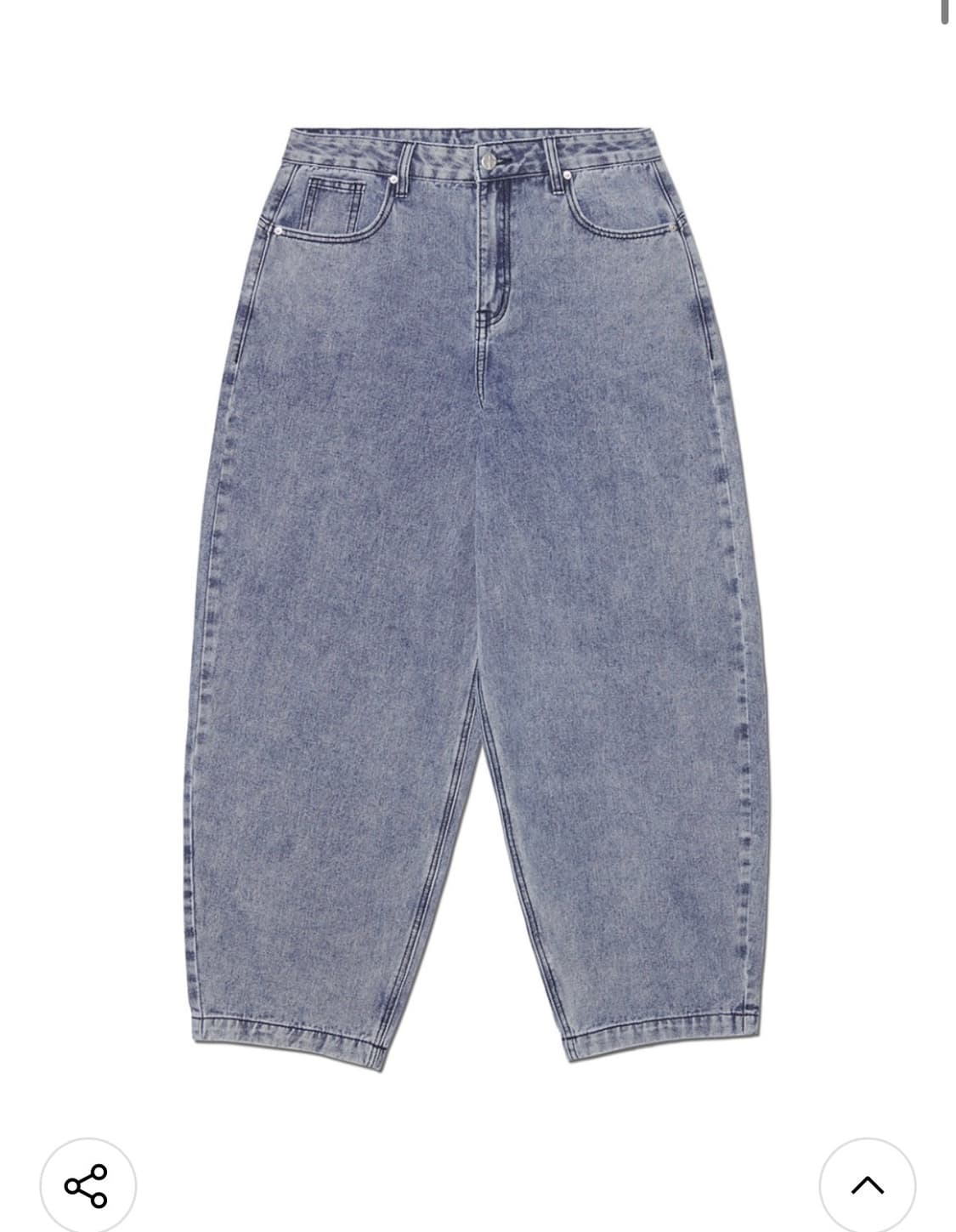 새상품)(L)노매뉴얼RAW VISION DENIM PANTS 와이드데님 상품이미지3