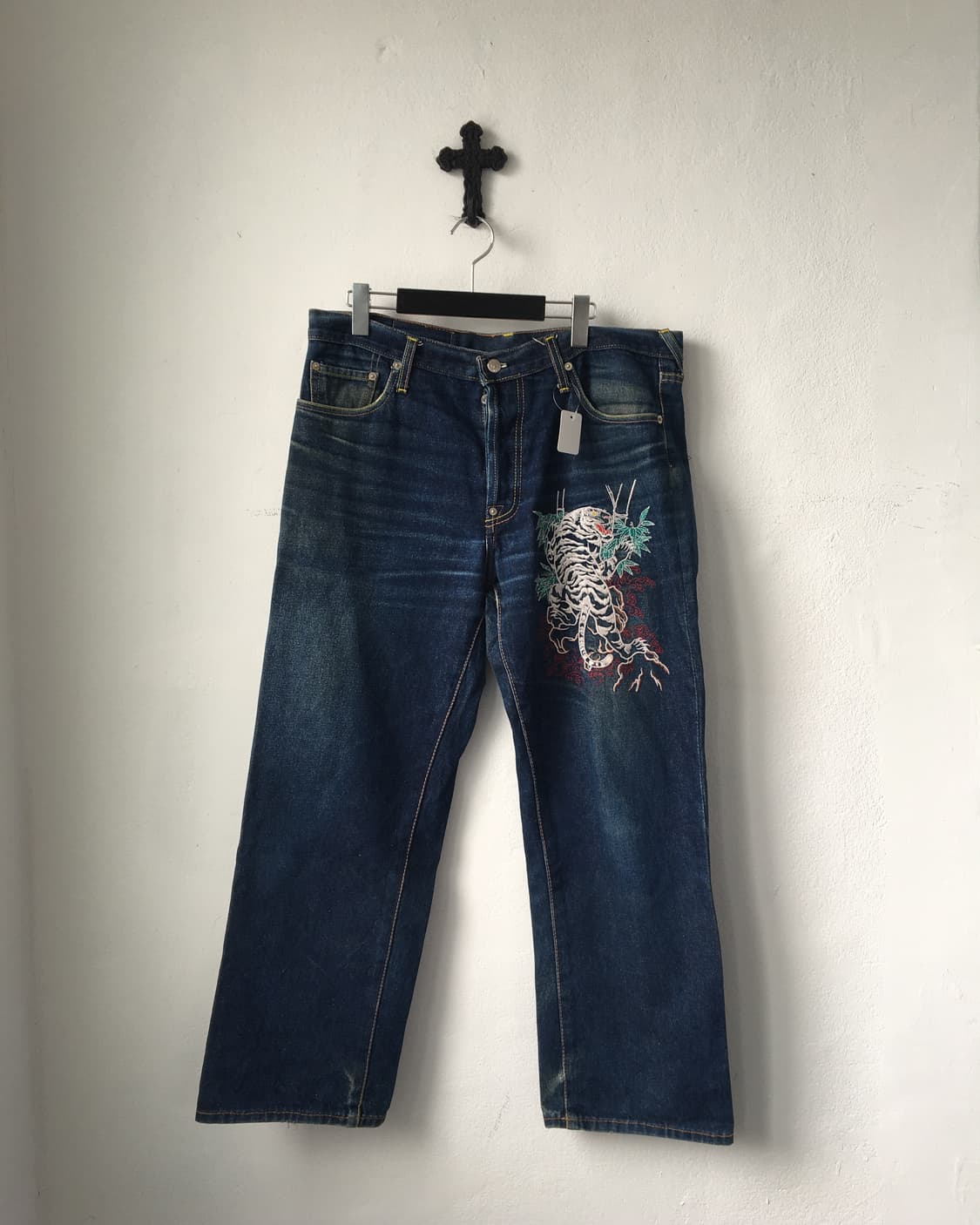 Oriental needle work denim pants 상품이미지2