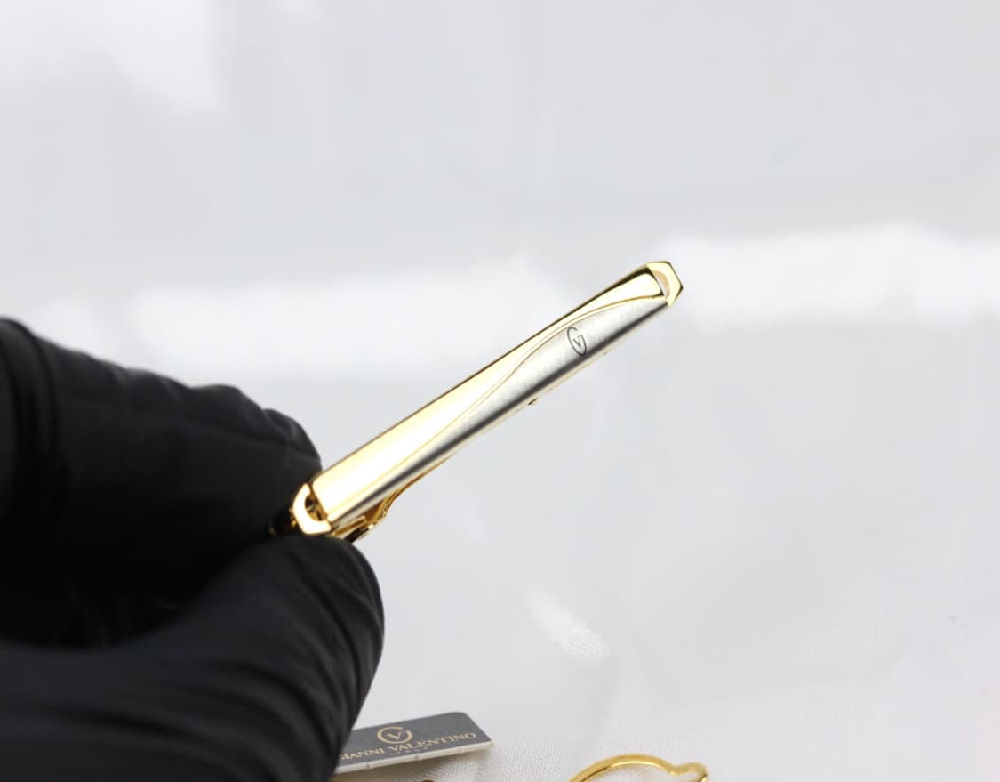 지아니 발렌티노 미사용 S등급 5.2cm 남자 명품 넥타이핀 상품이미지5