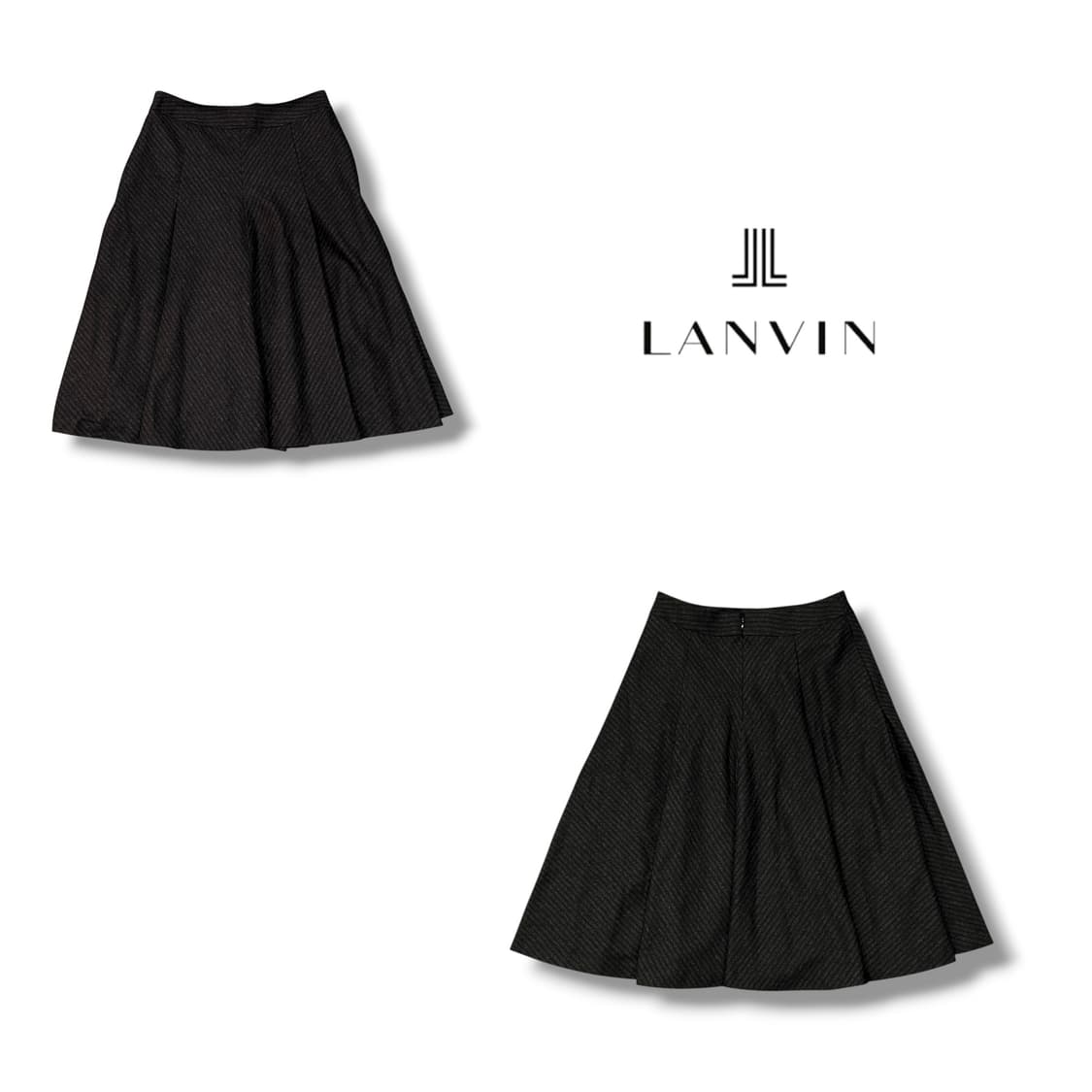  랑방 체크 플리스 스커트 y14072 상품이미지1