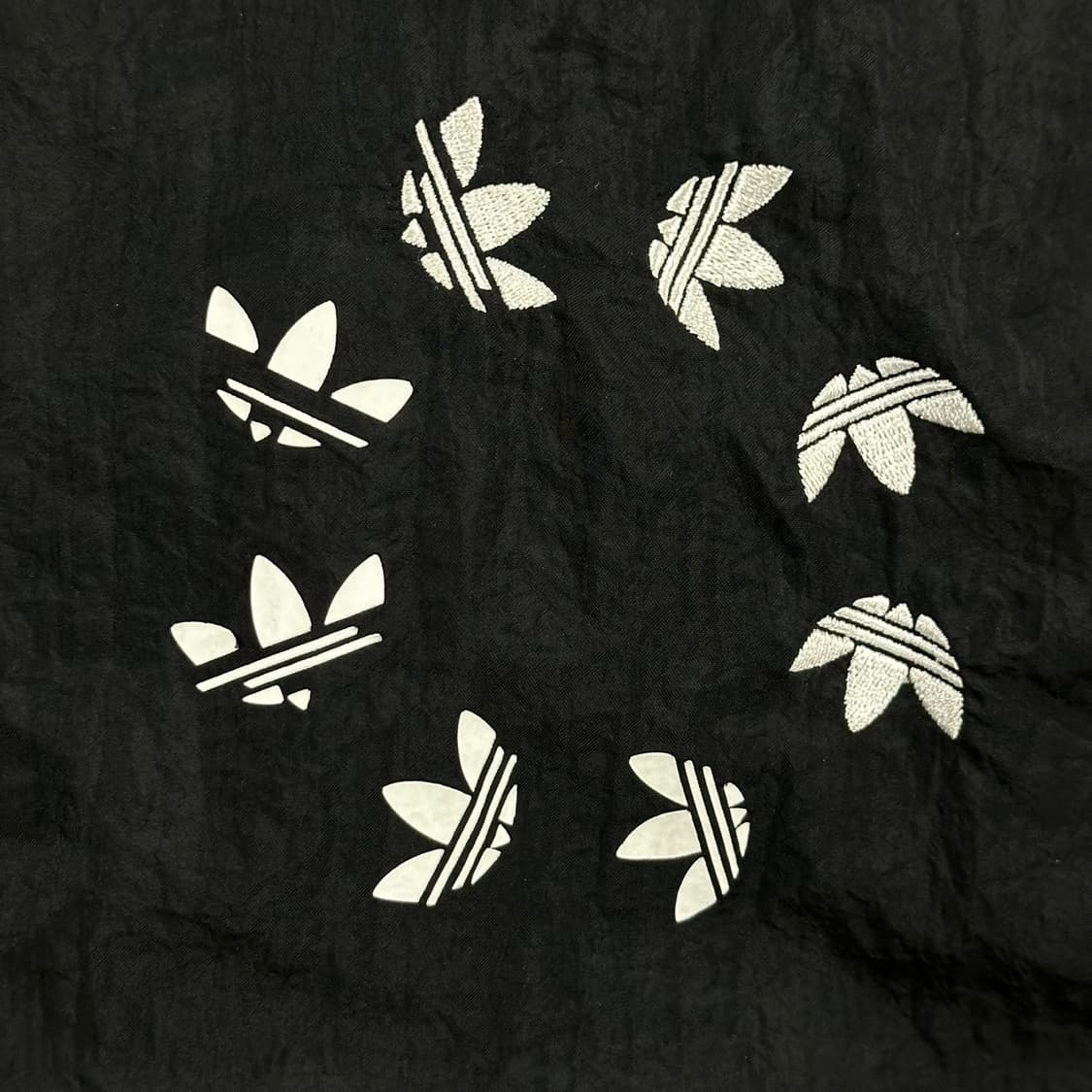 아디다스 트레포일 블랙 볼드 바람막이 자켓 (L) 상품이미지6