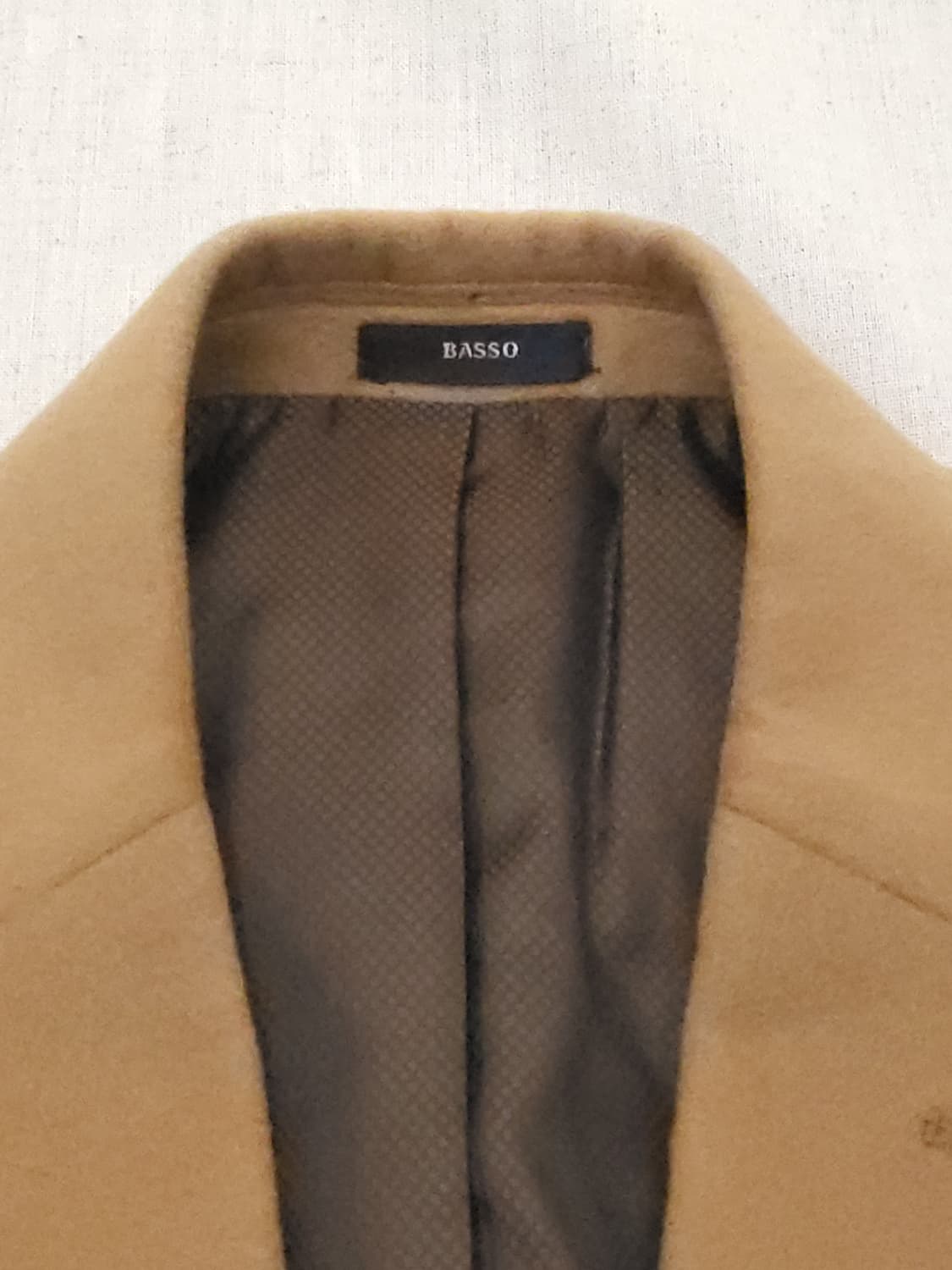 BASSO 캐시미어 혼방 남성 코트 m 상품이미지3