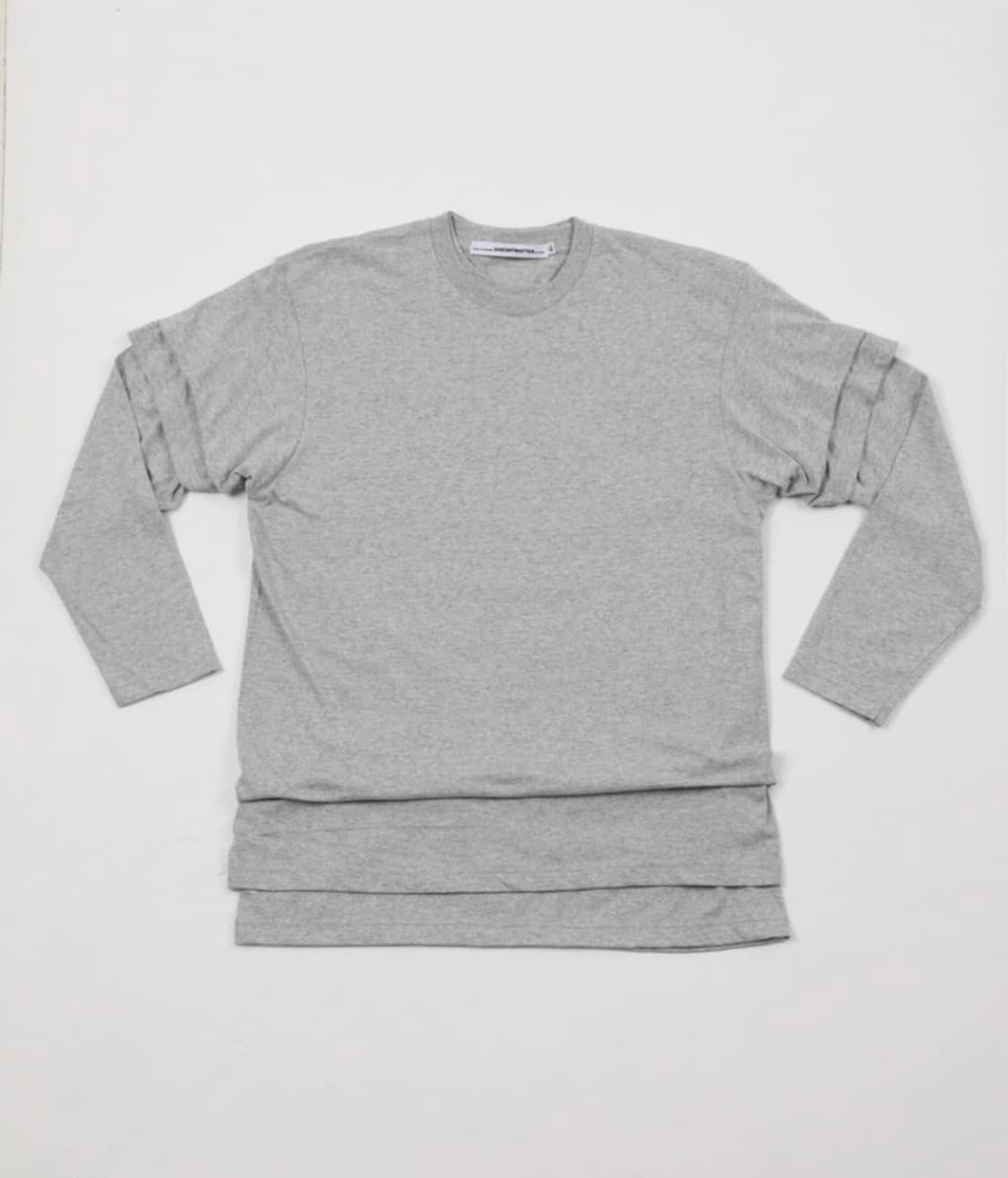 더즌매러 레이어드 티셔츠 그레이 상품이미지1