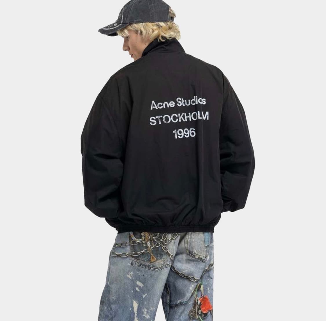 아크네스튜디오 백 로고 집업 자켓 상품이미지2