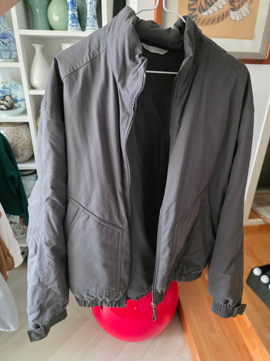 자라 남성 봄버 자켓 그레이 L사이즈 상품이미지1