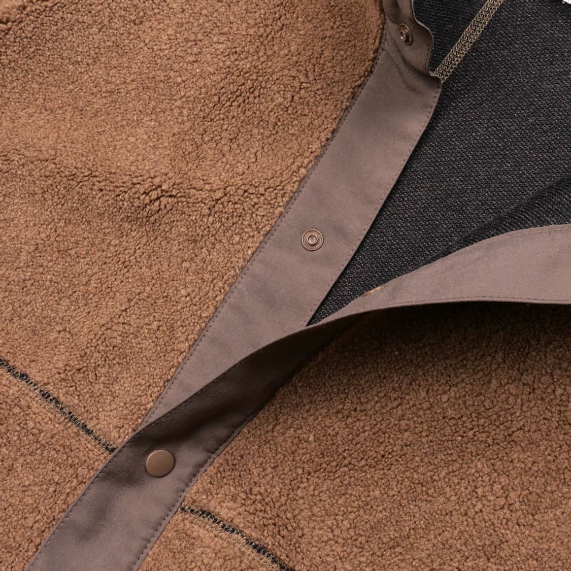 WOOL BOA HI NECK FULL OPEN BLOUSON 상품이미지5