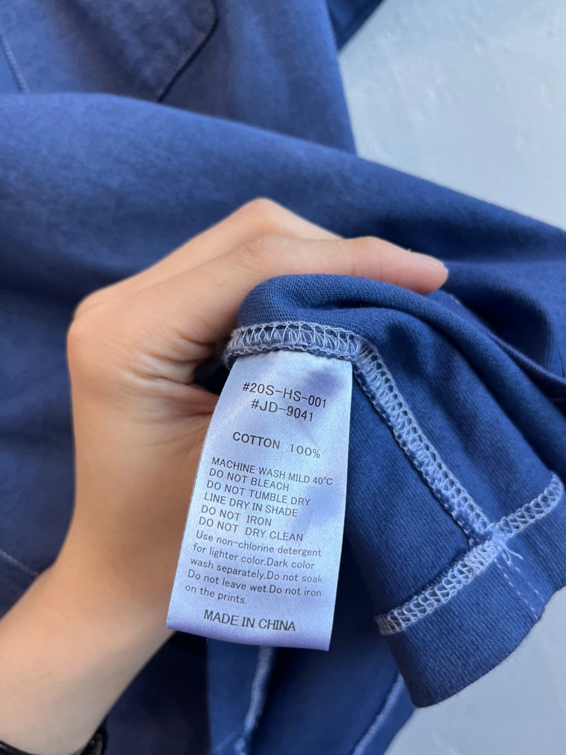 DANTON 단톤 다잉 반팔 티셔츠 40 상품이미지5