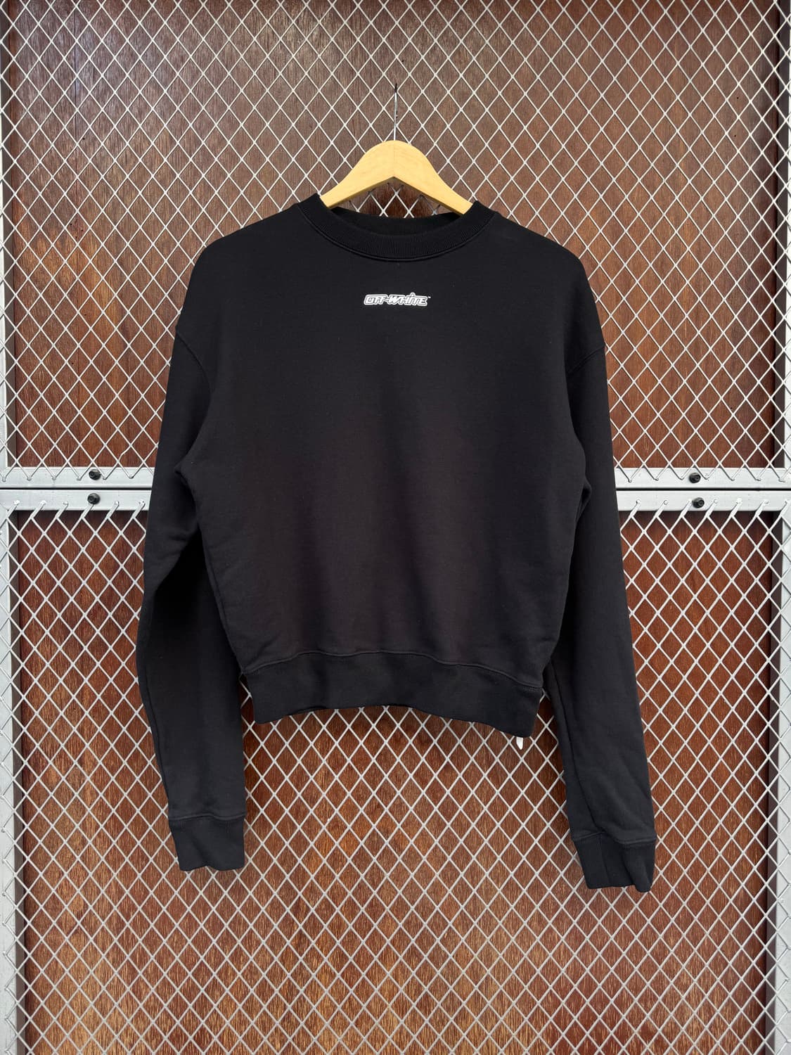 오프화이트 off white 마커애로우 로고 블랙 맨투맨 티셔츠 S 상품이미지2