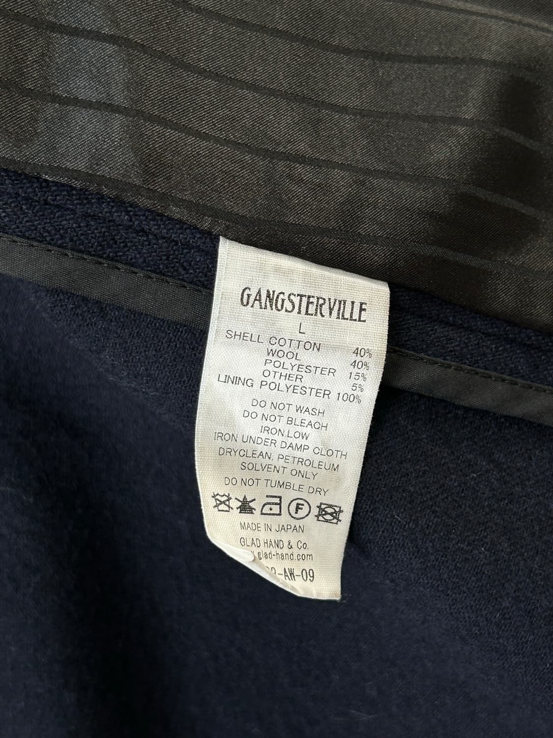 (L)22AW GANGSTERVILLE 갱스터빌 300 클럽자켓 상품이미지4