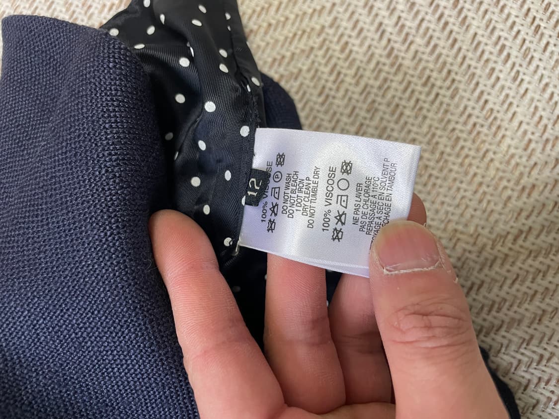 휴고보스 안감도트 네이비 자켓  J03500 상품이미지10