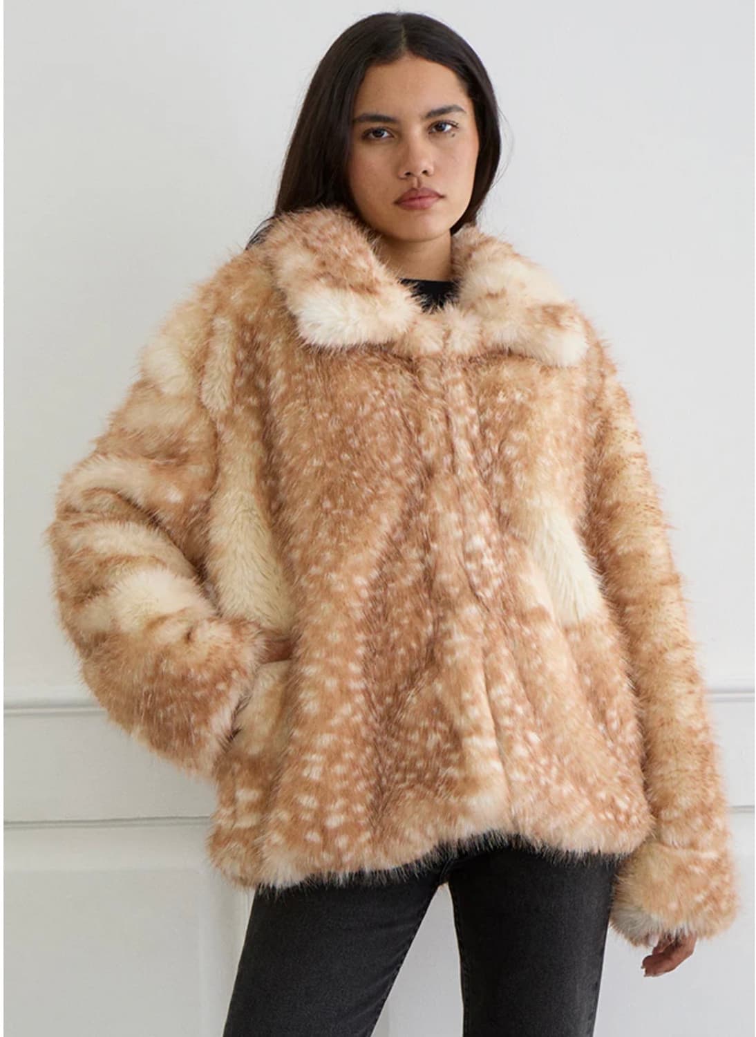 (새상품) motel rocks 밤비 퍼자켓 상품이미지3