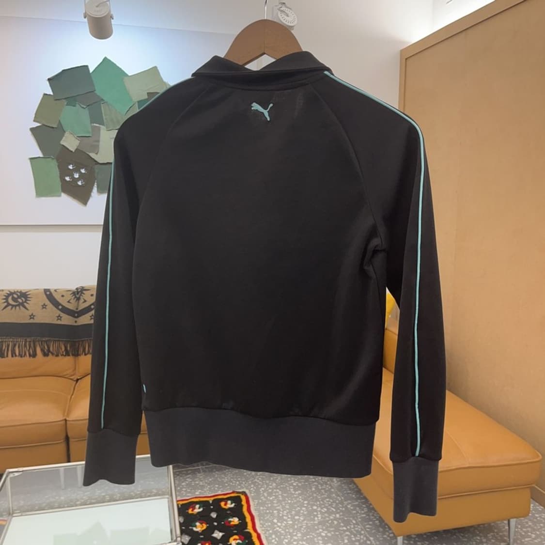 푸마 올드스쿨 Y2K 민트 배색 져지 집업 M C06927 상품이미지4