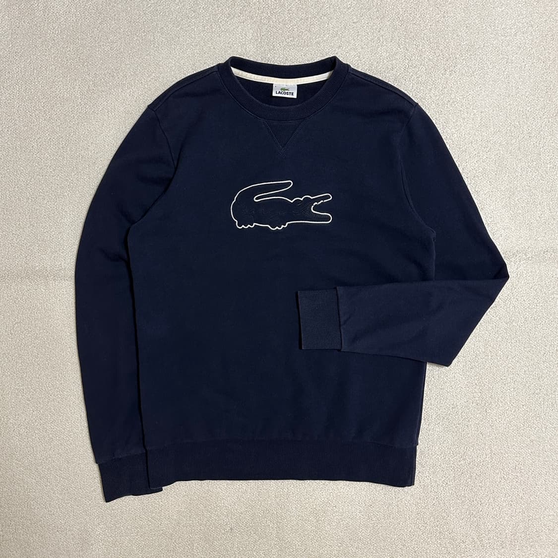 라코스테 빅크록 슬림핏 맨투맨 상품이미지1