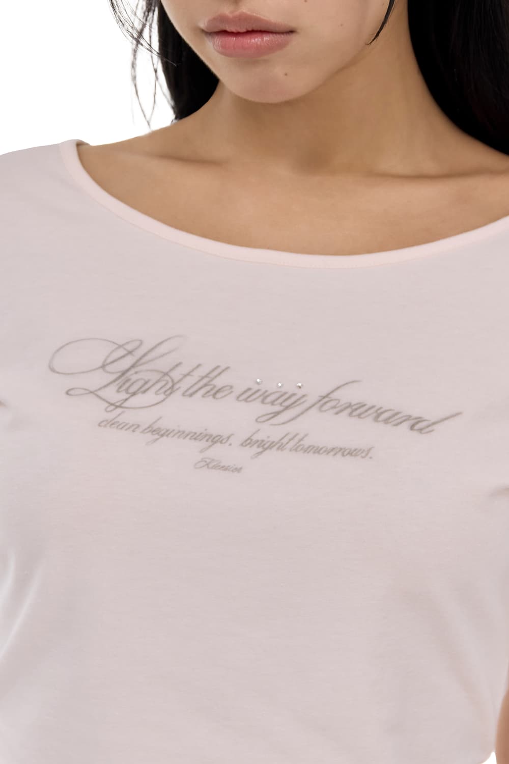 클리시어 Kleen club letter top, Pink 상품이미지5