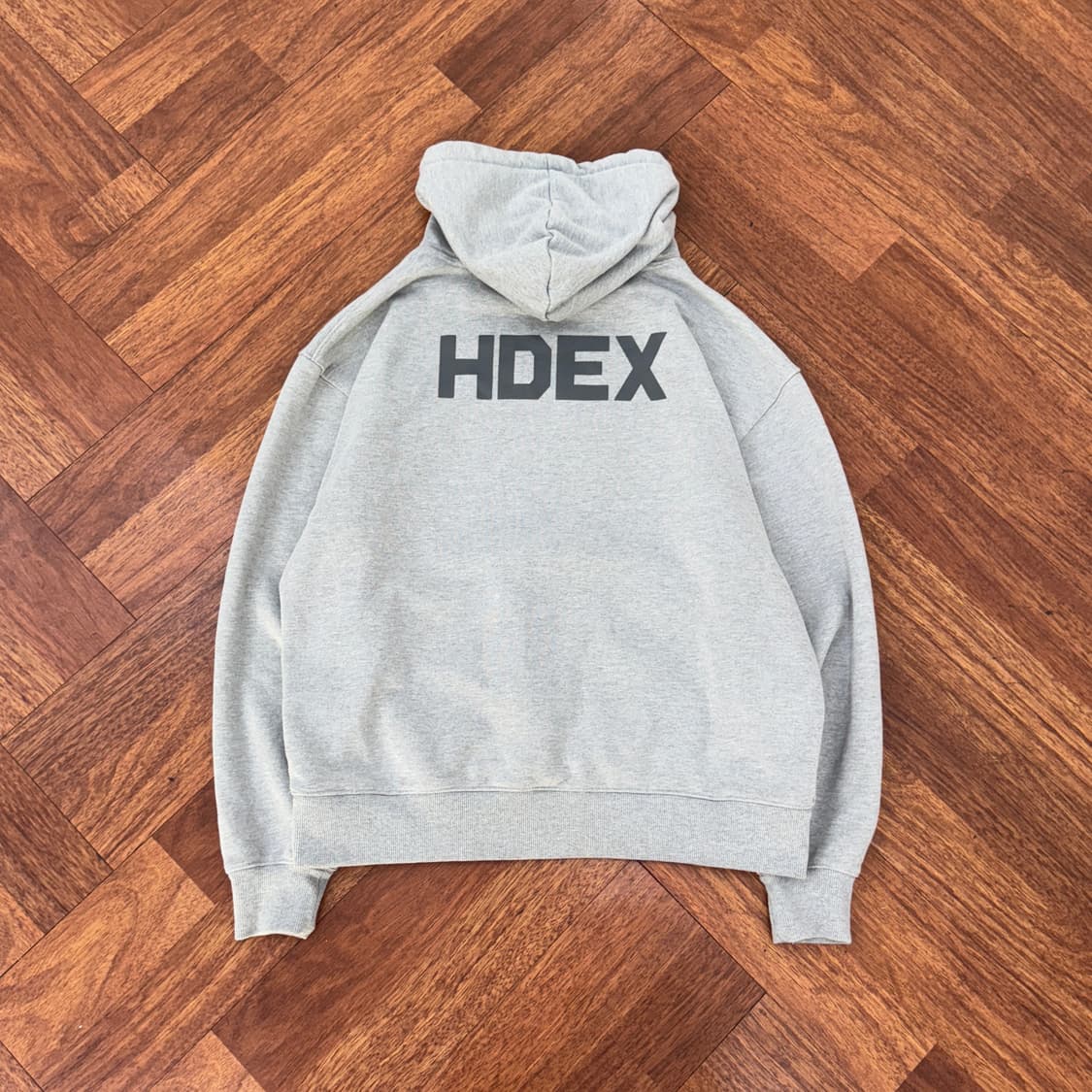XL HDEX 에이치덱스 해비코튼 그레이 후드 티셔츠  상품이미지1