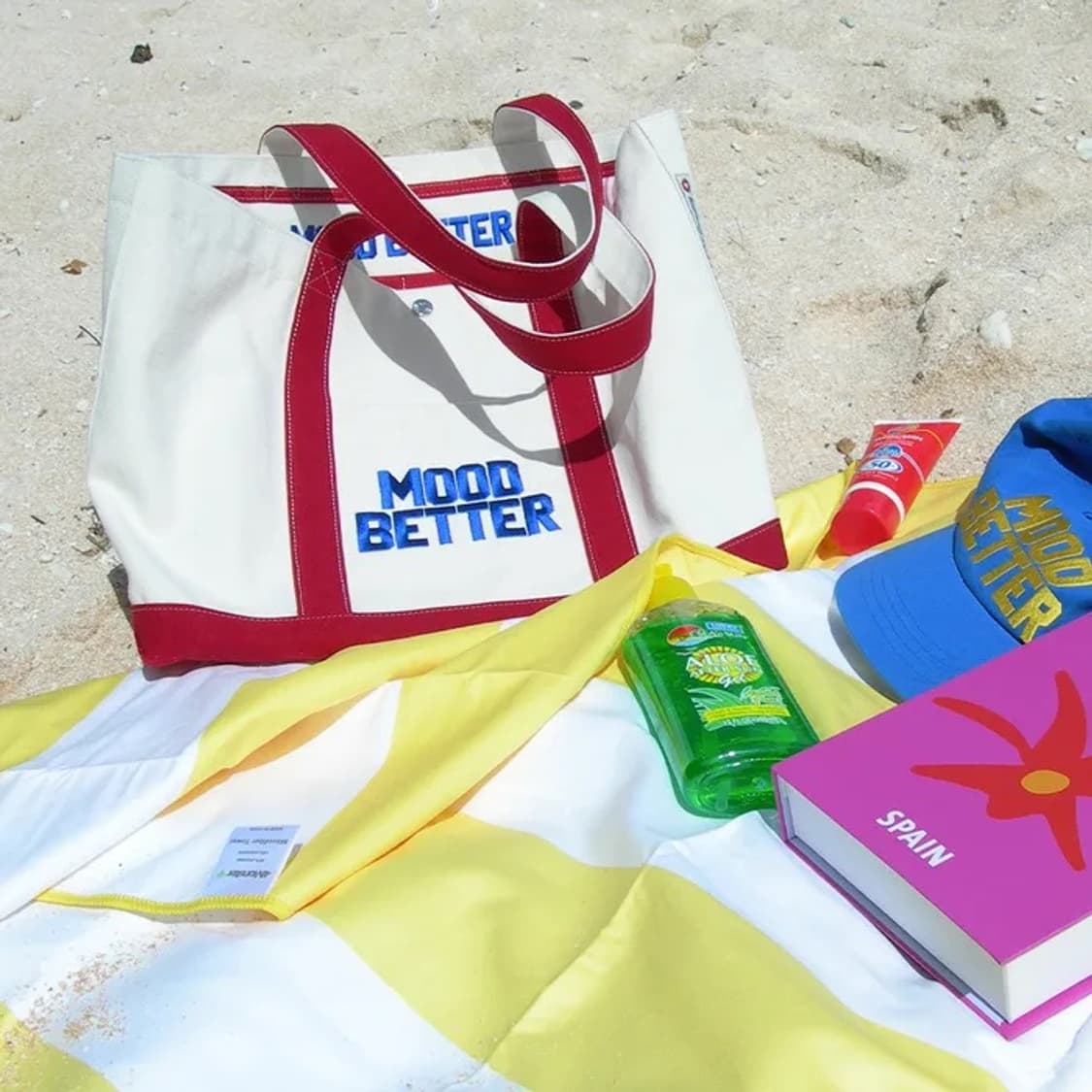 무드베러 클래식 아이보리 토트백 상품이미지3