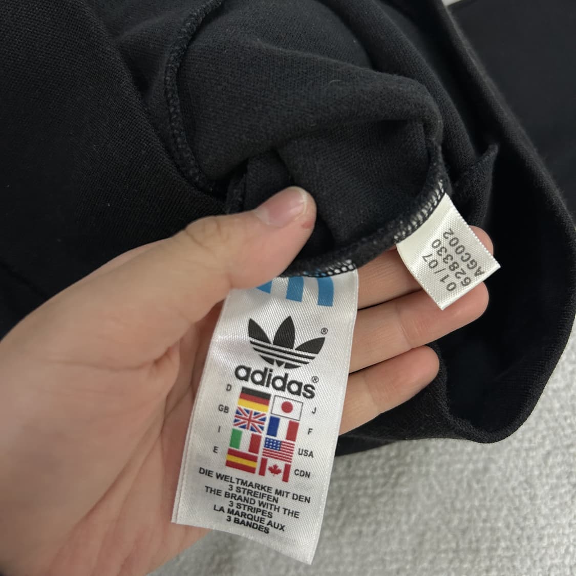 아디다스 검하 스카이블루 삼선 유로파 희귀 져지 110 상품이미지3