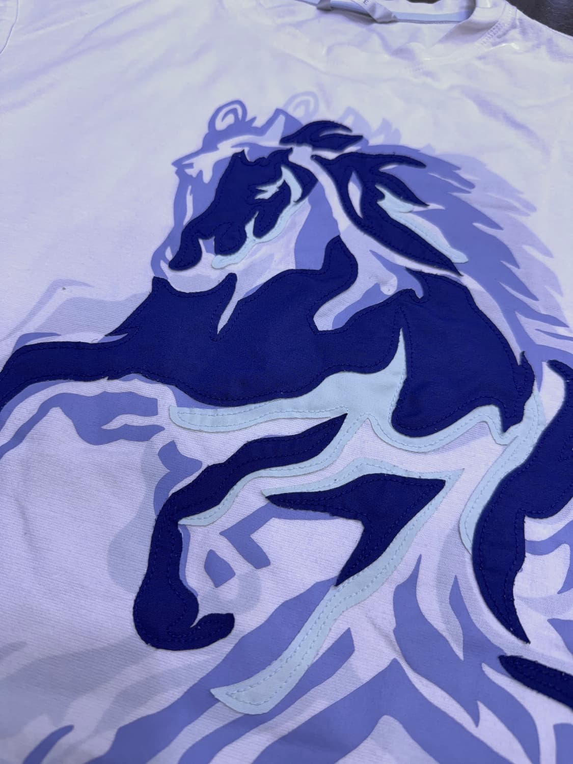 타임옴므 런닝 홀스 말 레이어드 패치 반팔티 95 상품이미지6