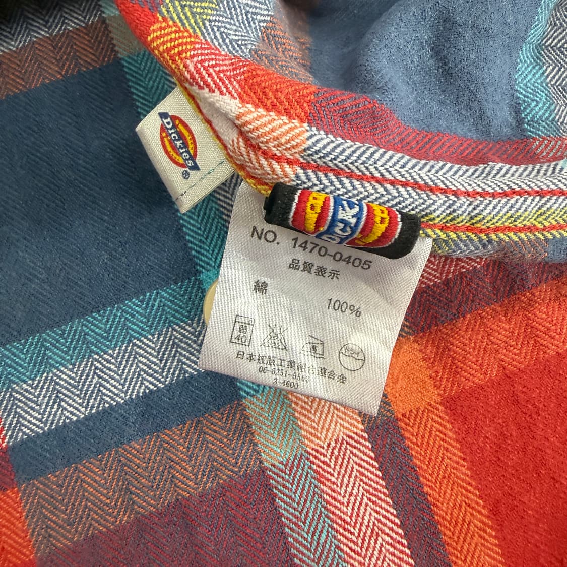 (L)JPN 디키즈 Dickies 워크웨어 투포켓 체크셔츠 상품이미지3