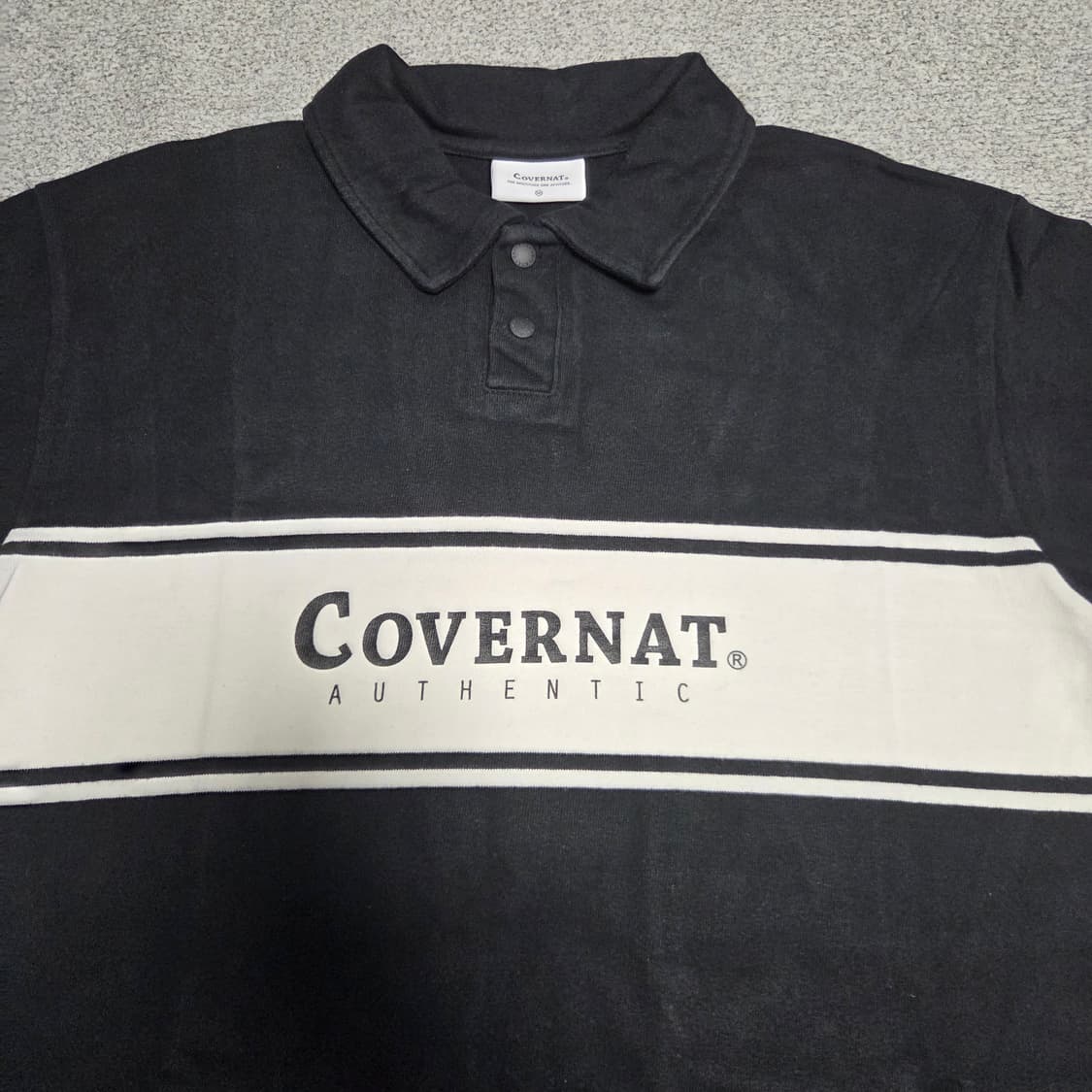 Covernat 럭비 반팔 티셔츠 L(100) 상품이미지2