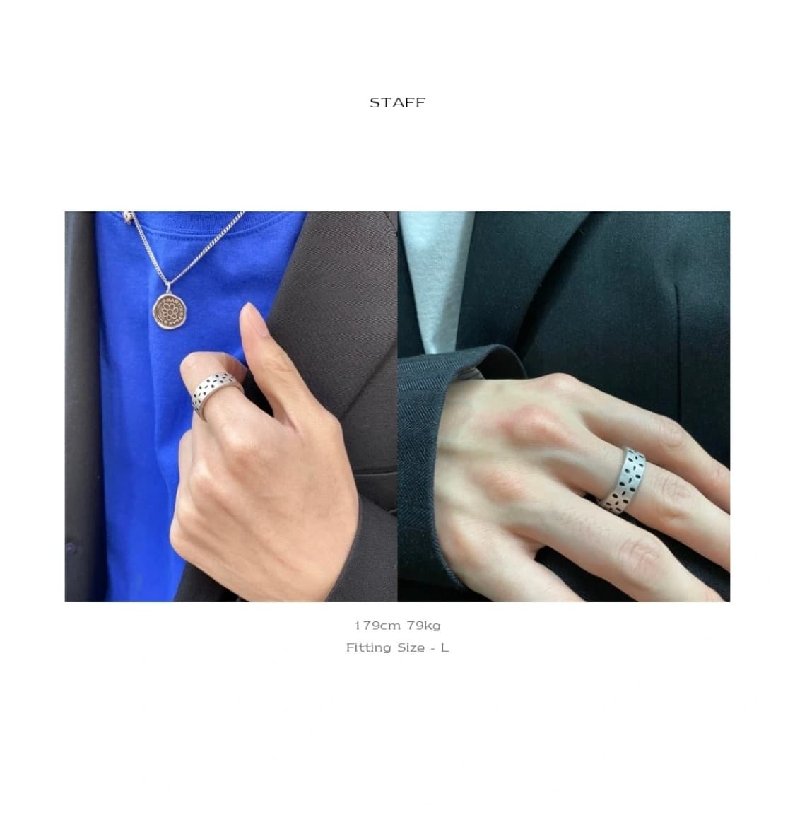 (오늘만급처)마틴플랜 반지 L 2개 새상품 상품이미지4