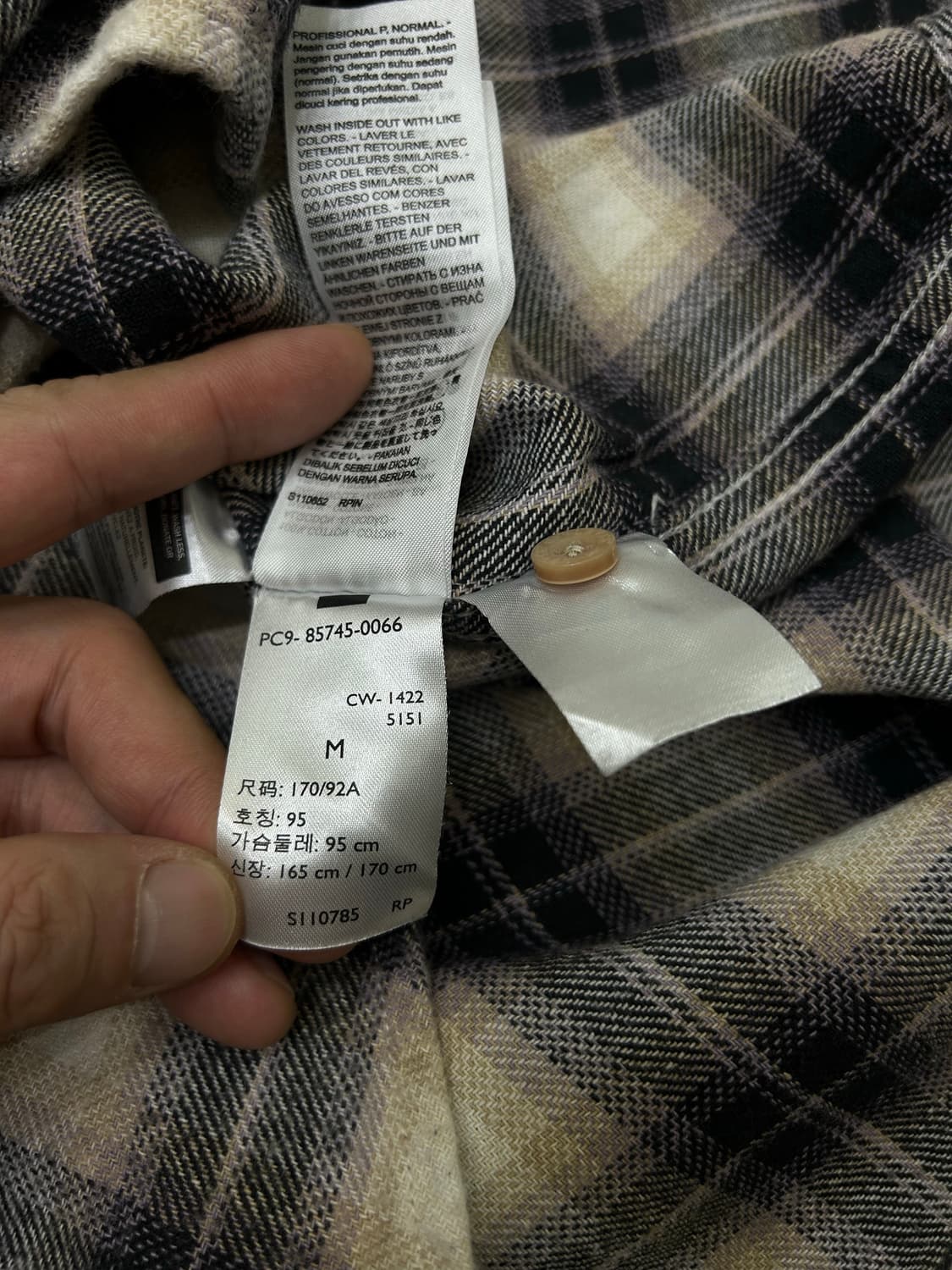 [M]리바이스 플란넬 투포켓 웨스턴 셔츠/스냅버튼 상품이미지6