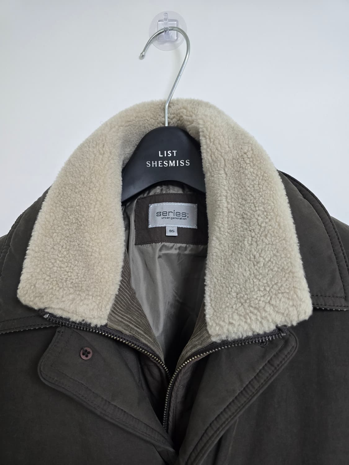 Series 시리즈 양털카라 왁싱 구스다운 코트 95사이즈 상품이미지2