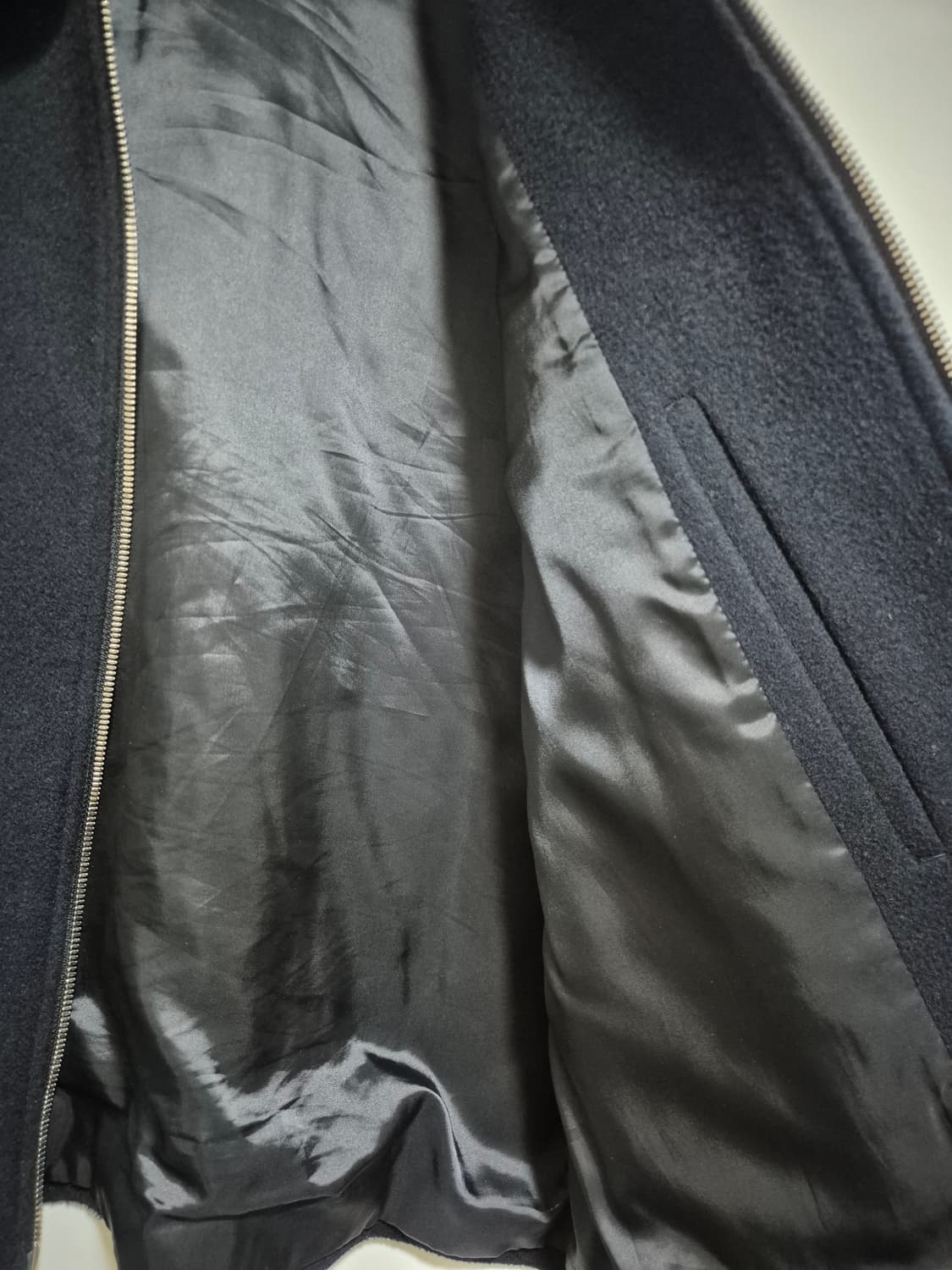 캐시미어 체스트 집 베를린 자켓 다크네이비 XL 상품이미지5