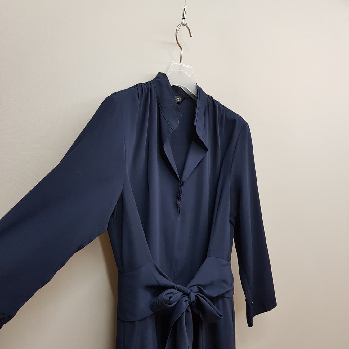 한섬 타임TIME 벨티드 롱 원피스 82-94-160사이즈 상품이미지4