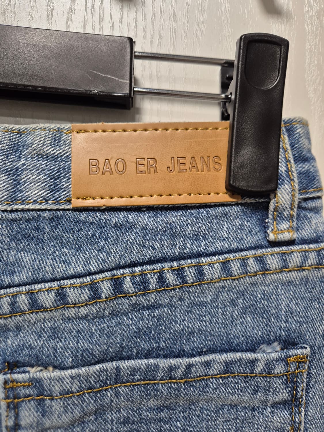 (새상품)vtg 데미지 데님 스커트 청치마 연청 상품이미지8