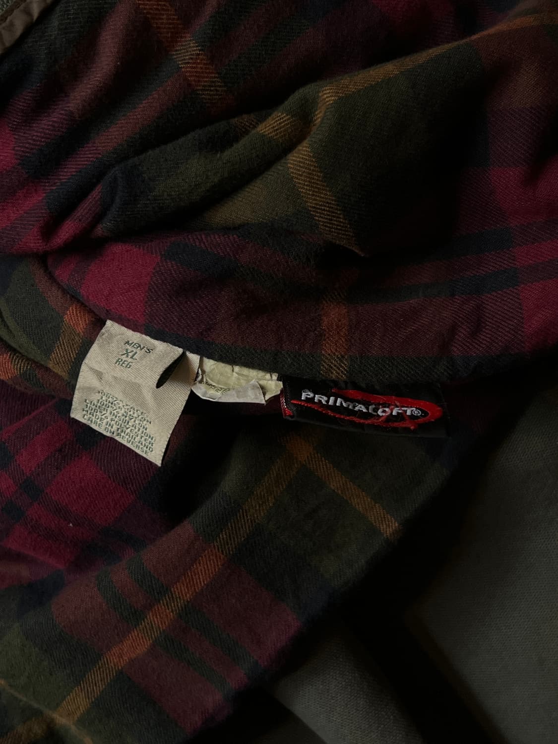 [XL]엘엘빈 USA 프리마로프트 체크 라이닝 헌팅 자켓 상품이미지7