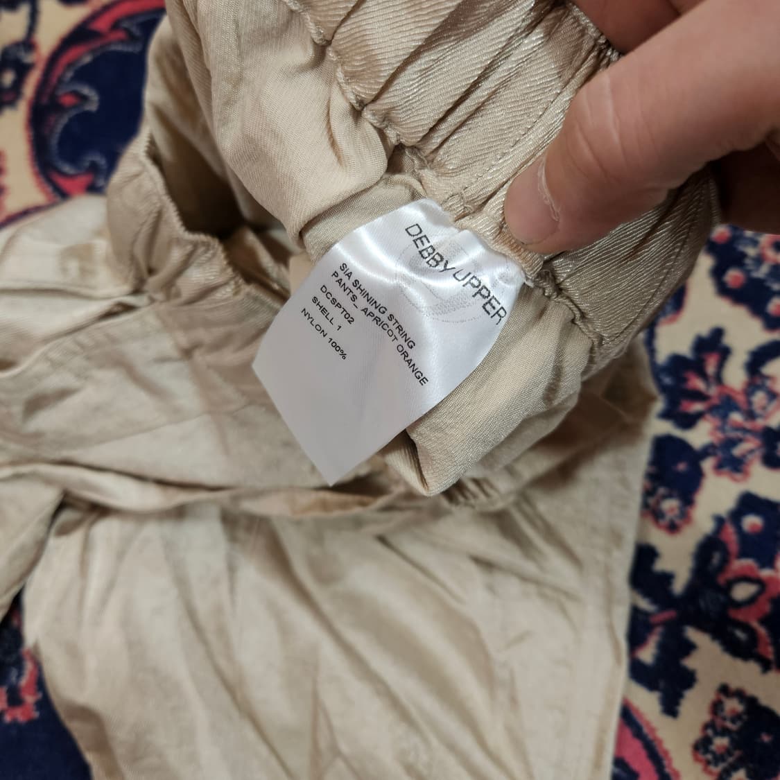 데비어퍼 시아 샤이닝 스트렙 밴딩 팬츠 1 size 상품이미지6