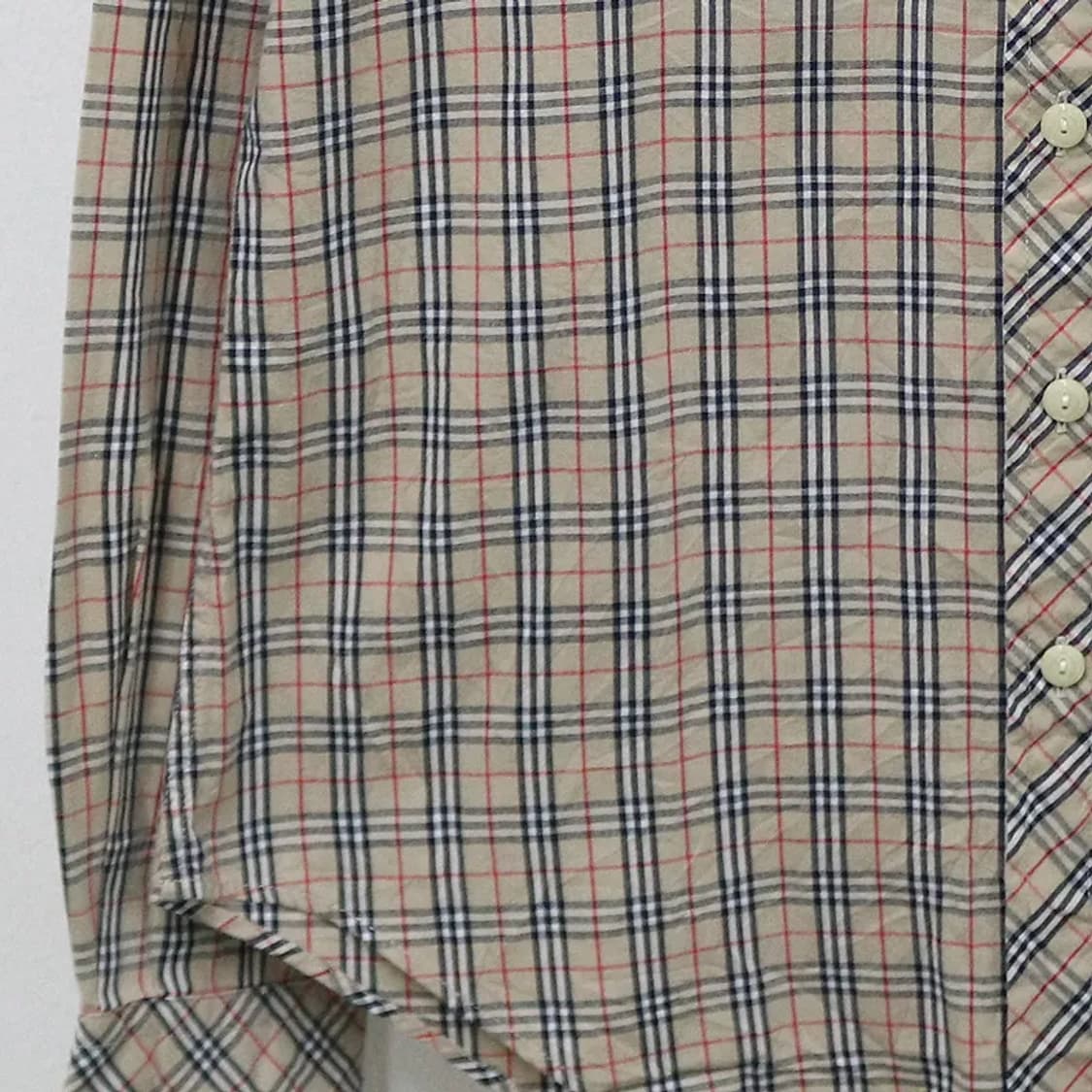 버버리 체크 셔츠 65124 상품이미지6