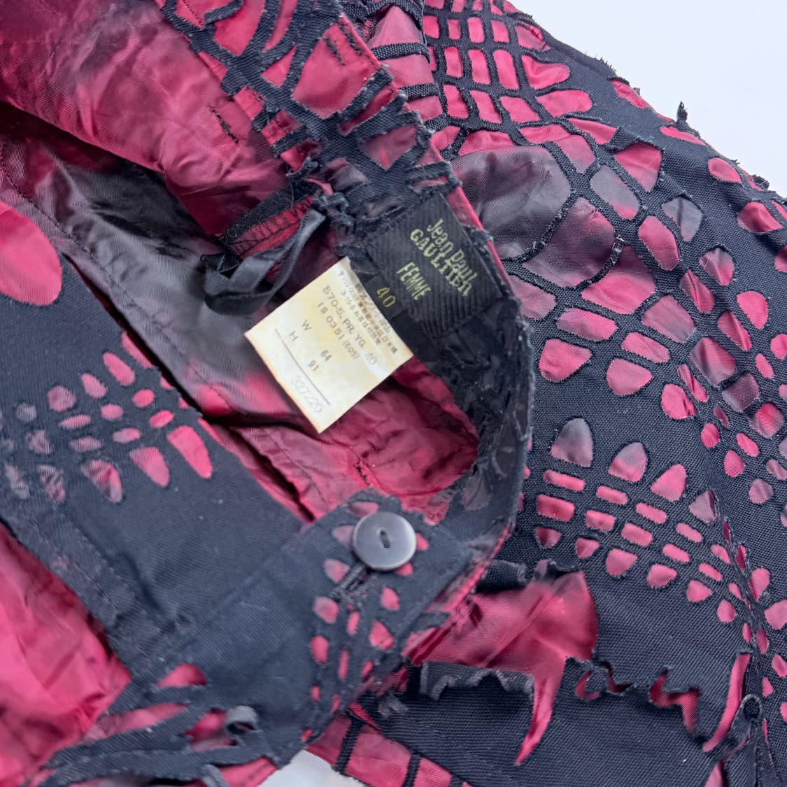 장폴고티에 femme 커팅 레이스 팬츠 상품이미지3