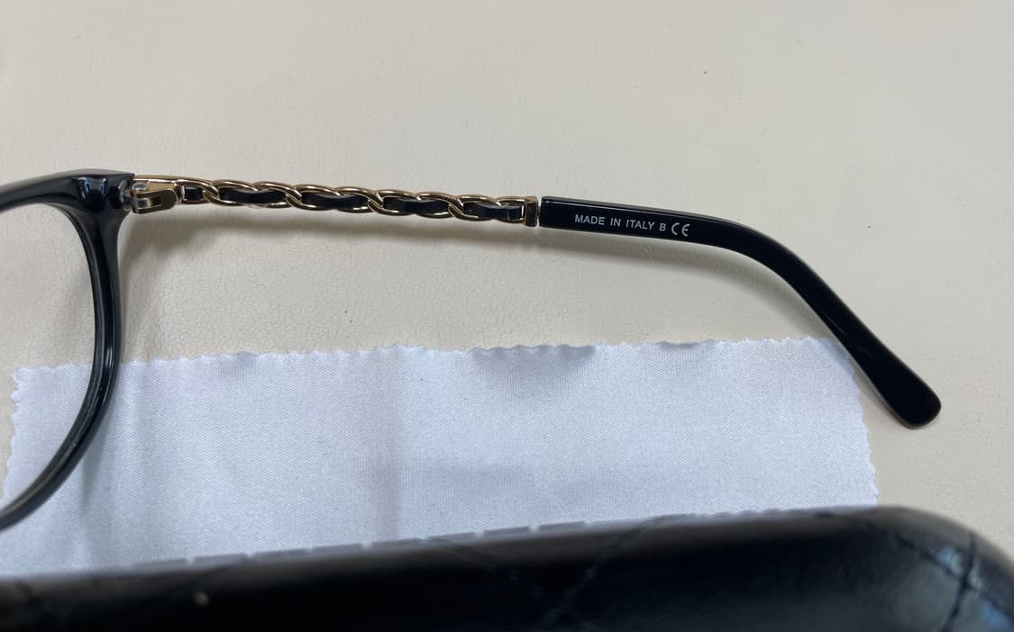 샤넬 3221-Q 체인 엠마왓슨 안경테 블랙 상품이미지5