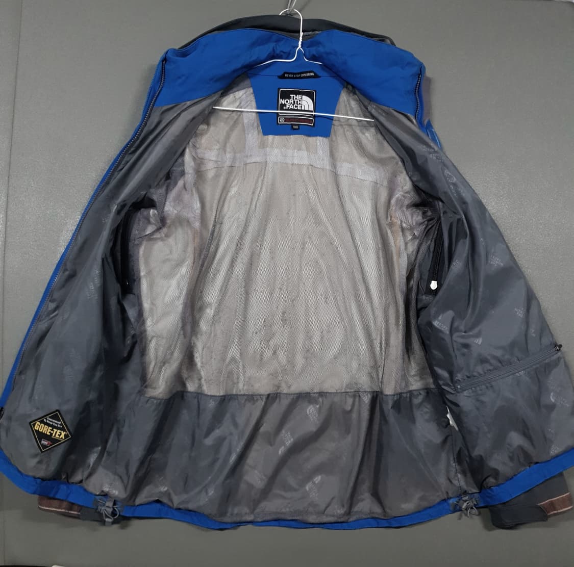 실측 XL) 노스페이스 고어텍스 XCR 써밋 바람막이 후드 마운틴 자켓 상품이미지7