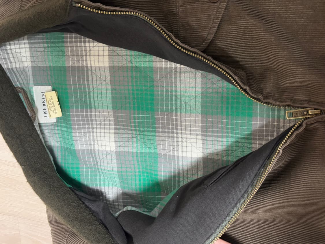 25FW 카키스 Khakis 코듀로이 스윙 자켓 xl 다크 올리브 상품이미지6