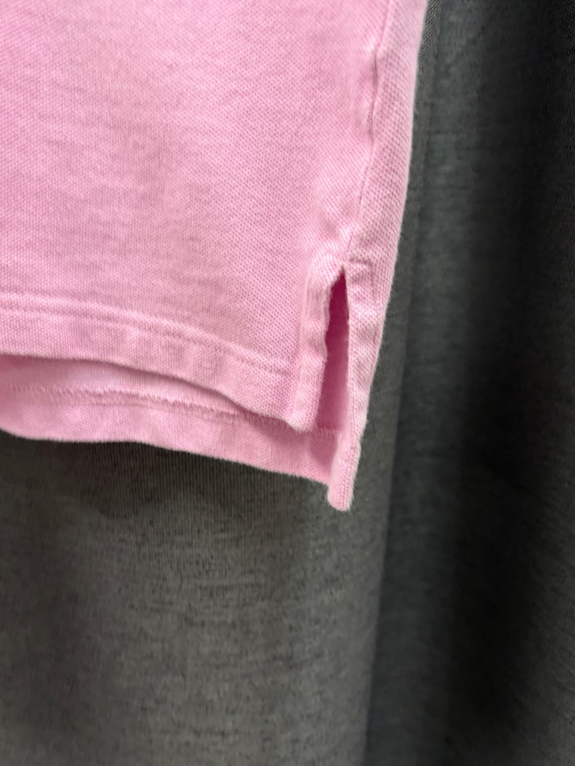 폴로 랄프로렌 반팔 PK 카라 티 핑크 XL 상품이미지4