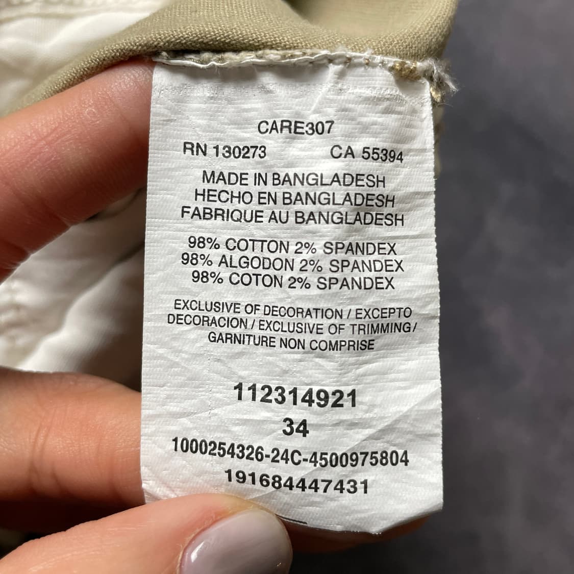 WRANGLER 랭글러 빈티지 베이지 코튼 카고 하프팬츠 A00718 상품이미지8