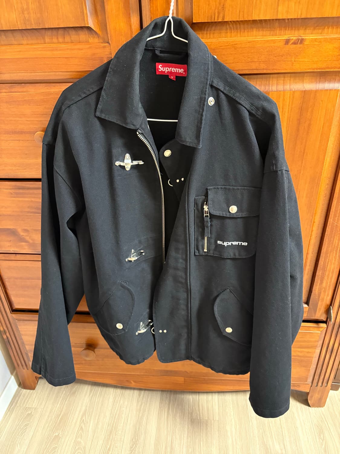 슈프림 23ss 캔버스 클립 자켓 상품이미지2