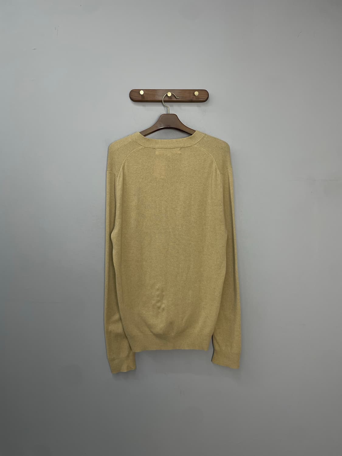 꼼데가르송 플레이 블랙 하트 와펜 베이지 가디건 H2013 상품이미지4