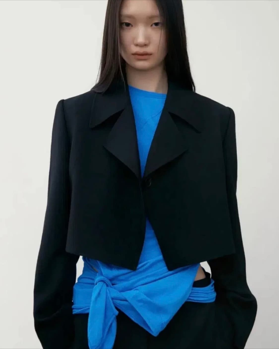 로우클래식 울 쇼트 자켓 S 상품이미지1