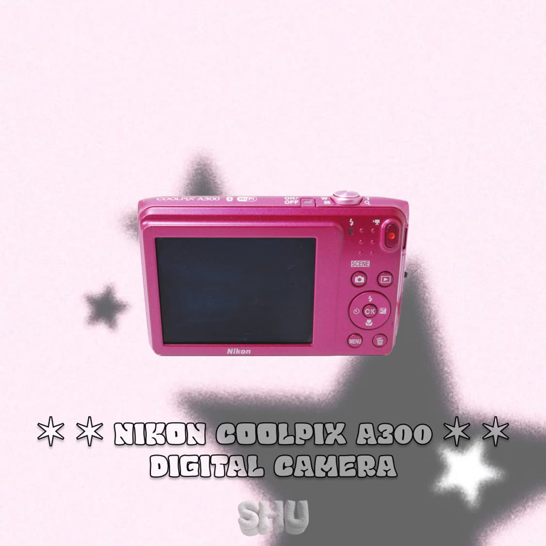 니콘 쿨픽스 A300 빈티지 디카 디지털카메라 핑크 상품이미지5