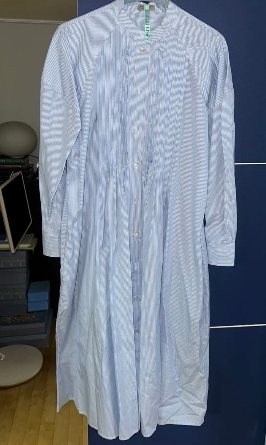 보테가베네타 스트라이프 셔츠 롱 원피스 38사이즈 상품이미지1