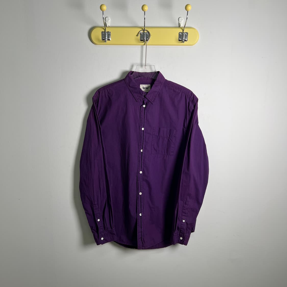 아크네 스튜디오 퍼플 컬러 버튼 다운 셔츠 48 상품이미지1
