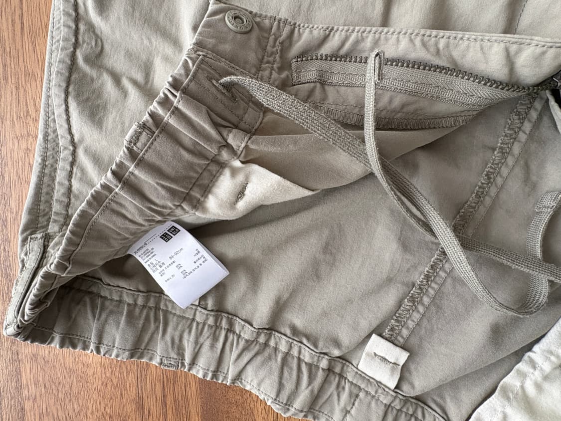 유니클로 카고 연카키 바지 L (84-92cm) 상품이미지7