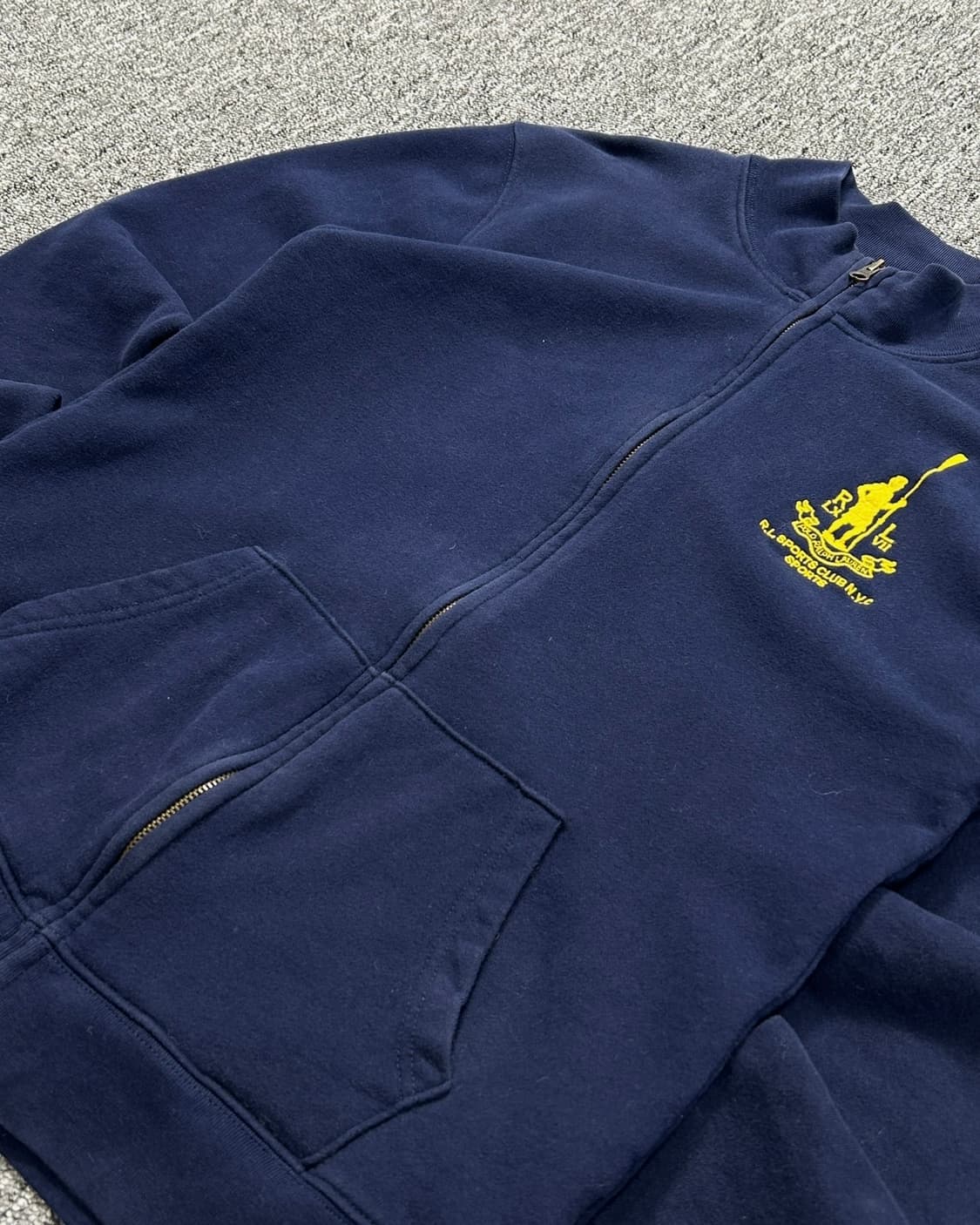 폴로 랄프로렌 옐로우 빅로고 집업  상품이미지2