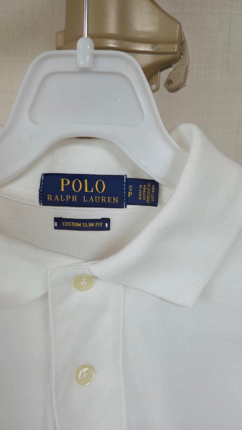 폴로 랄프로렌 화이트 반팔 카라티 상품이미지4