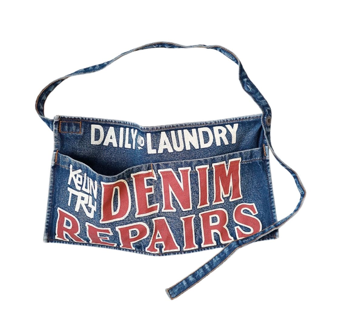 (새상품) 캐피탈 컨트리 13온즈 데님 데미지 데님 리페어 앞치마 상품이미지1